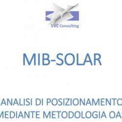 Analysis of the innovative potential and technology transfer of the MIB-SOLAR Center