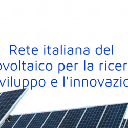 Aperta la call per gli abstract per la Seconda Conferenza della Rete Italiana del Fotovoltaico - deadline 29/2